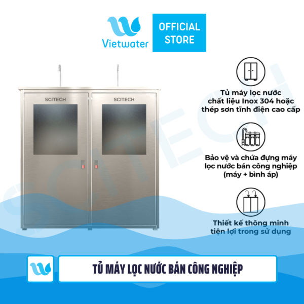  Máy lọc nước RO bán công nghiệp Vietwater 150LPH [đã bao gồm bình áp] 