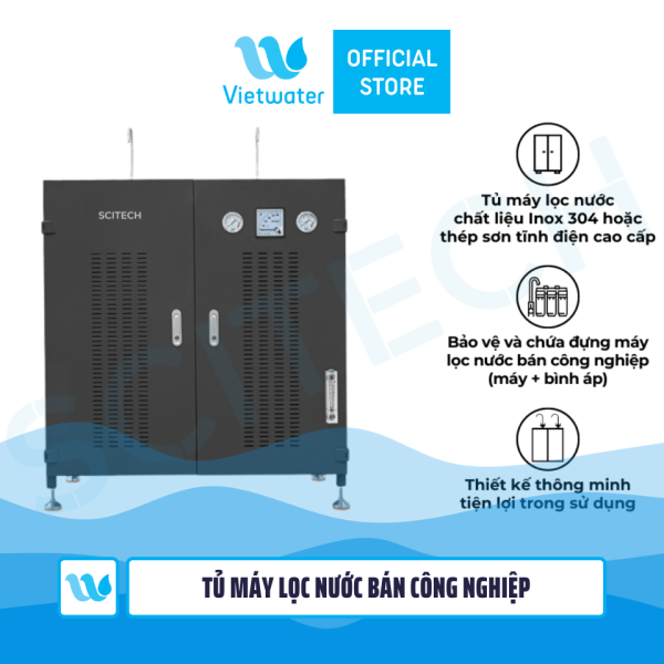  Máy lọc nước RO bán công nghiệp Vietwater 150LPH [đã bao gồm bình áp] 