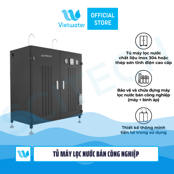  Máy lọc nước RO bán công nghiệp Vietwater 80LPH [đã bao gồm bình áp] 