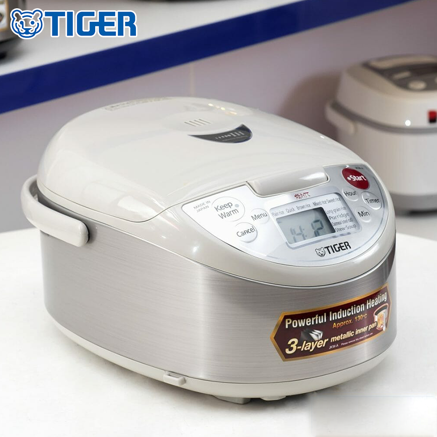 Tiger IH Rice Cooker 220v 1.8L (10 Cups) JKW-A18W - Shopping In Japan NET