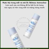  Nước tẩy trang mắt môi Sạch sâu Dịu da Cấp ẩm The Face Shop Dr Belmeur AMINO CLEAR LIP & EYE MAKEUP REMOVER 150ml 