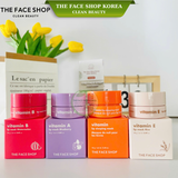  Mặt Nạ Dưỡng Môi Cấp Ẩm Mềm Môi Cung cấp dưỡng chất Cải thiện môi thâm THEFACESHOP Vitamin Lip Sleeping Mask 14g 