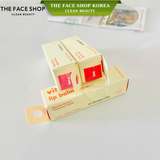  Son dưỡng môi có màu Chống nắng bảo vệ môi THE FACE SHOP Vitamin Sun Lip Balm 3.9g 