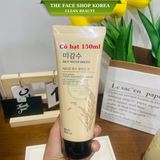  Sữa rửa mặt trắng da The Face Shop cấp ẩm Hàn Quốc có hạt Rice Water Bright Rice Bran Foaming Cleanser 150ml 