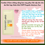  Sample Kem chống nắng keo ong phục hồi cấp ẩm cho da hỗn hợp thiên khô CNP Propolis Moisture Sun 1ml 