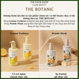  Sữa tắm Cấp ẩm sạch khỏe da THE FACE SHOP Clean Beauty THE BOTANIC LEMON VERBENA BODY WASH 350ml Hàn Quốc 