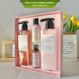  Bộ Sữa Tắm Và Sữa Dưỡng Thể Hương Nước Hoa Hồng Lưu Hương Lâu THEFACESHOP PERFUME SEED SPECIAL BODY SET (4pcs) 