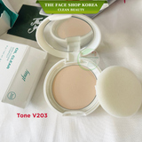  Phấn phủ trang điểm dạng nén nâng tông thấm hút nhờn THEFACESHOP fmgt OIL CLEAR SKIN COVER COMPACT 9g 