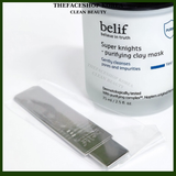  [Hàng công ty] Mặt Nạ Đất Sét Thanh Lọc Và Làm Sạch Lỗ Chân Lông Belif Super Knights Purifying Clay Mask 75ml 