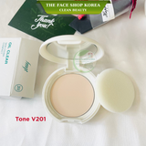  Phấn phủ trang điểm dạng nén nâng tông thấm hút nhờn THEFACESHOP fmgt OIL CLEAR SKIN COVER COMPACT 9g 