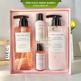  Bộ Sữa Tắm Và Sữa Dưỡng Thể Hương Nước Hoa Hồng Lưu Hương Lâu THEFACESHOP PERFUME SEED SPECIAL BODY SET (4pcs) 
