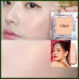  Phấn má hồng Glint 2.4g đa năng dạng nén cùng hạt ngọc trai, mịn màng, mỏng nhẹ 