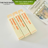  Son dưỡng môi có màu Chống nắng bảo vệ môi THE FACE SHOP Vitamin Sun Lip Balm 3.9g 