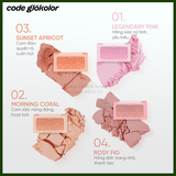  Phấn má hồng mịn lì Code Glokolor Mood Touch Blusher 3.5g 