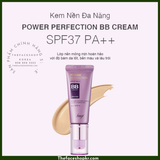  Kem nền che khuyết điểm kiềm dầu TheFaceShop BB Cream Power Perfection SPF37 PA++ 