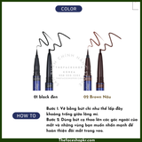  Bút kẻ viền mắt 2 đầu chống lem lâu trôi fmgt The Face Shop Ink Proof 2 in 1 Liner 1 đầu dang chì 1 đầu dạng bút lông 
