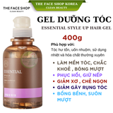  Gel Dưỡng THE FACE SHOP Phục Hồi Tóc Hư Tổn Essential Style Up Hair Gel 400g 