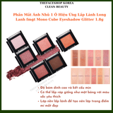  Phấn Mắt Ánh Nhũ 1 Ô Hiệu Ứng Lấp Lánh Long Lanh The Face Shop fmgt Mono Cube Eyeshadow Glitter 1.8g 