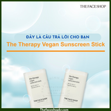  Sáp chống nắng Thuần Chay dạng thỏi THE FACE SHOP The Therapy Vegan Vunscreen Stick SPF50+/PA++++ 18g 