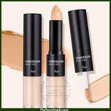  Kem che khuyết điểm 2 đầu THEFACESHOP Concealer Dual Veil 