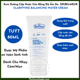  Kem Dưỡng Dành Cho Nhạy Cảm Da Mụn DR.BELMEUR CLARIFYING BALANCING WATER CREAM 80ml 