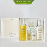 Bộ Dưỡng Da Cấp Ẩm Chuyên Sâu Ngăn Ngừa Lão Hoá THEFACESHOP The Therapy Essential Special Gift Set 5PCS 
