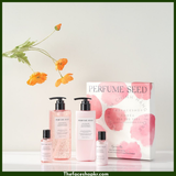  Bộ Sữa Tắm Và Sữa Dưỡng Thể Hương Nước Hoa Hồng Lưu Hương Lâu THEFACESHOP PERFUME SEED SPECIAL BODY SET (4pcs) 