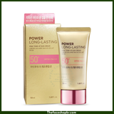  Kem chống nắng nâng tone trắng hồng TheFaceShop power long lasting pink tone up sun cream Spf50+ 50ML 