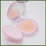  Phấn nước nâng tông dưỡng da Lâu trôi Hàn Quốc 2023 THE FACE SHOP DEWY LASTING VEGAN TONE-UP CUSHION SPF33+ PA++ 