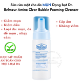  Sữa Rửa Mặt Trị Mụn Dạng Bọt TheFaceShop Dr Belmeur Amino Clear Bubble Foaming Cleanser 150ml 