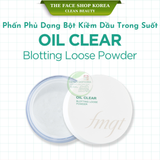 Phấn phủ dạng bột trong suốt kiểm soát nhờn The Face Shop fmgt Oil Control Water Blotting Powder 7g cho da dầu hỗn hợp 