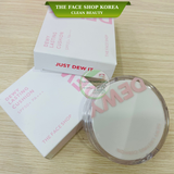  Phấn Nước Dưỡng Da Căng Mịn Đẹp Tự Nhiên Lâu Trôi Thuần Chay Vegan THE FACE SHOP DEWY LASTING CUSHION SPF50+ PA+++ 
