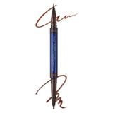  Bút kẻ viền mắt 2 đầu chống lem lâu trôi fmgt The Face Shop Ink Proof 2 in 1 Liner 1 đầu dang chì 1 đầu dạng bút lông 