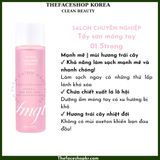  Nước rửa sơn chuyên nghiệp THE FACE SHOP fmgt PRO SALON nail polish remover 150ml 