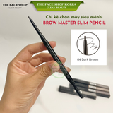  Chì kẻ chân mày siêu mảnh 1.5mm THEFACESHOP BROW MASTER SLIM PENCIL (0.05g) 