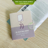  Giấy thấm hút dầu THEFACESHOP OIL BLOTTING LINENS 