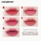  Son kem lì, mịn mờ Code Glokolor Fix-on Primer in Tint 4.7g 