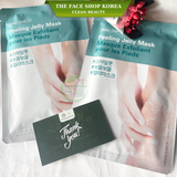  Mặt nạ tẩy da chết chân Hàn Quốc The Face Shop SMILE FOOT Peeling Jelly Mask 