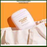  Sữa chống nắng mỏng Nhẹ Ẩm mịn không bết dính The Face Shop VITA DROP SUNQUID SPF50+ PA++++ 50ml 