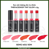  Son môi dưỡng ẩm tự nhiên THEFACESHOP TINT GLOW 4.3g 