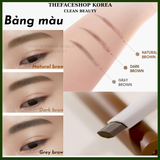  Chì kẻ mày 3 trong 1 Code Glokolor Mono Brow Pencil Auto 03 NATURAL BROWN 0.35g 