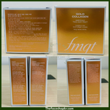  Phấn phủ trang điểm dạng nén cao cấp 2 trong 1 Gold Collagen Ampoule Two Way Pact The Face Shop fmgt 9.5g SPF40 PA+++ 