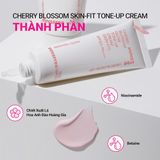  Kem dưỡng ẩm nâng tone sáng da innisfree Jeju Cherry Blossom Tone Up Cream 50 mL 