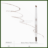  Chì kẻ mày 3 trong 1 Code Glokolor Mono Brow Pencil Auto 03 NATURAL BROWN 0.35g 