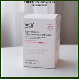  [Hàng Công ty] Belif Mặt nạ ngủ tái sinh và chống lão hóa belif Regenerating Mask 75ml 