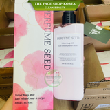  Sữa dưỡng thể nước hoa Perfume Seed Velvet Body Milk The Face Shop 300ml 