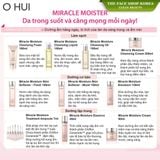  Bộ 5 món dưỡng ẩm sáng da căng mượt da OHUI Miracle Moisture 