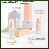  Kem lót dưỡng ẩm, làm mịn, căng bóng da Code Glokolor Fix-on Primer Hydro 30ml 