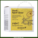  Kem dưỡng cải thiện nám, tàn nhang và trắng sáng làn da The Skin Food Yuja C DARK SPORT CLEAR CREAM (61ml) 