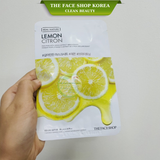  Mặt nạ giấy The Face Shop dưỡng ẩm trắng da cấp ẩm tốt Hàn Quốc Real Nature Face Mask 20g Mix Ngẫu Nhiên 